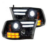 RECON Headlight Assembly With Halogen Bulbs (MPN: 264276BKC)