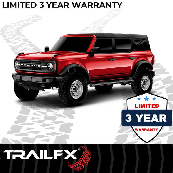 TrailFX 4 Inch Oval Tube Side Steps (MPN: A1555T)