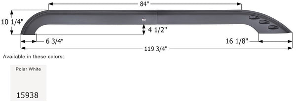 Icon Fender Skirt for Triple Axle RVs (MPN: 15938)