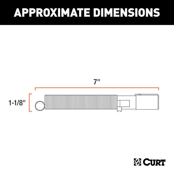 CURT 6-Way Trailer Wiring Connector (MPN: 58082)