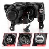 AnzoUSA Headlight Assembly With Projector Beam (MPN: 111419)
