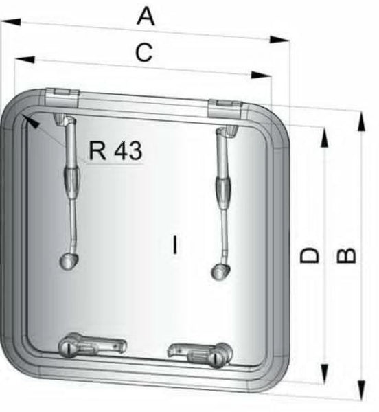 Vetus Boat Hatch Vent (MPN: ALT5151SL)