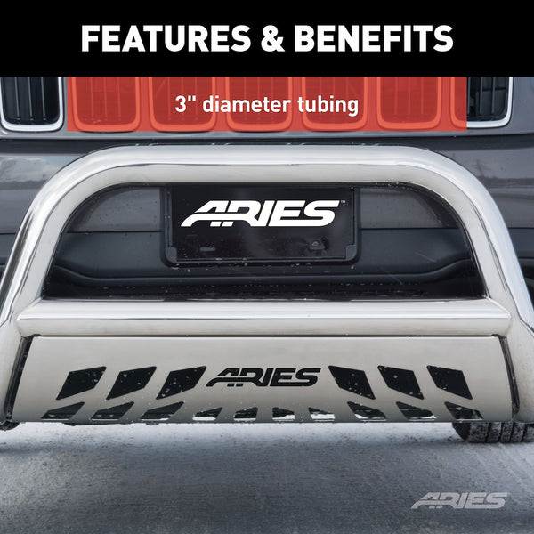 Aries Bull Bar With Skid Plate (MPN: 35-2010)