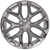 OE Wheels CV98B Chrome Plated Wheel (MPN: CV98B-26100-6550-24C)