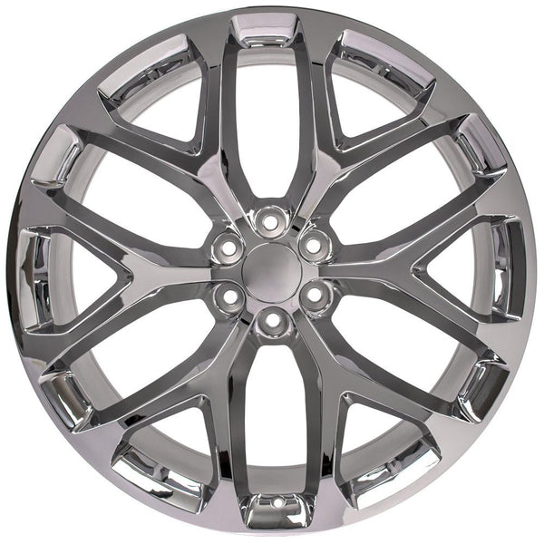 OE Wheels CV98B Chrome Plated Wheel (MPN: CV98B-26100-6550-24C)
