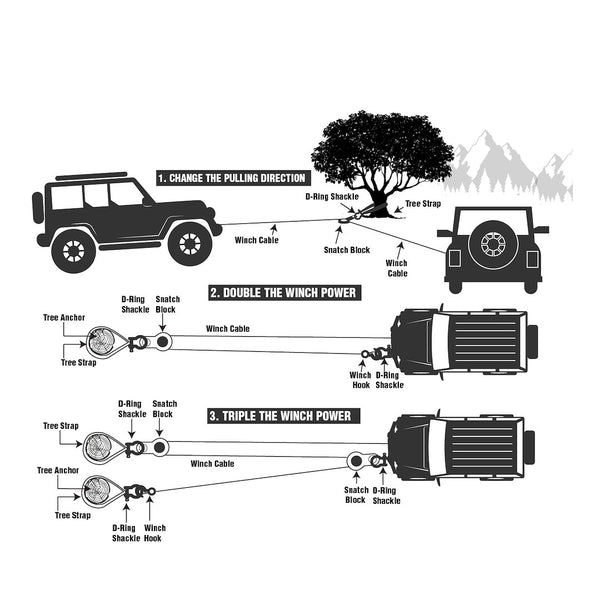Overland Vehicle Systems Tow Strap (MPN: 19089916)