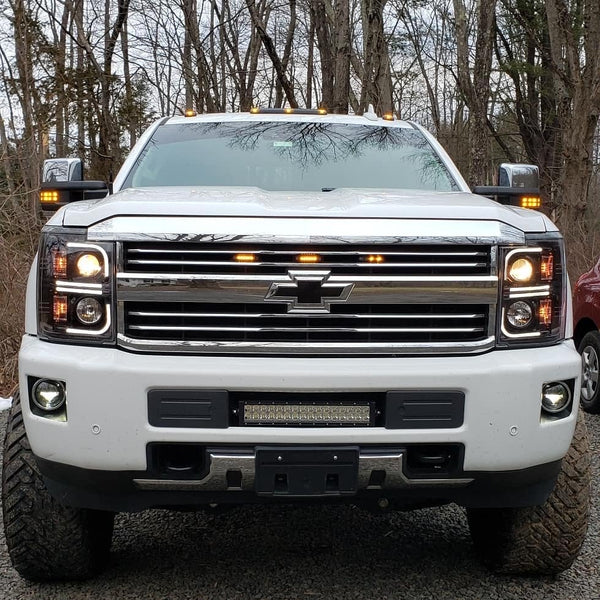 RECON Headlight Assembly With Halogen Bulbs (MPN: 264296BKC)