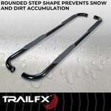 TrailFX Nerf Bar Round Tube Side Steps (MPN: A0034B)
