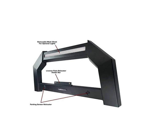Black Horse Off Road Bull Bar (MPN: AB-NI22-NL)