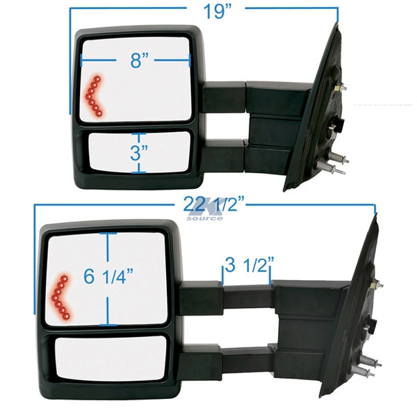K Source Exterior Towing Mirror (MPN: 61183-84F)