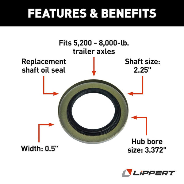 Lippert Components Wheel Seal (MPN: 276712)