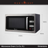 Magic Chef Countertop Microwave Oven (MPN: MCM1611ST)