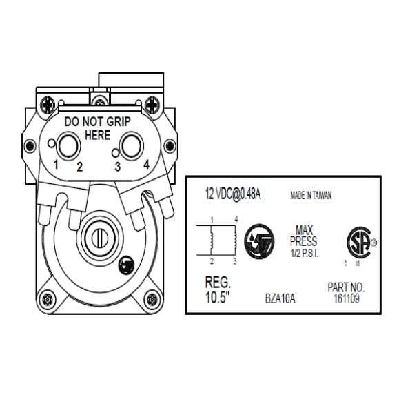 Seven Universe Gas Valve Solenoid (MPN: 521075)