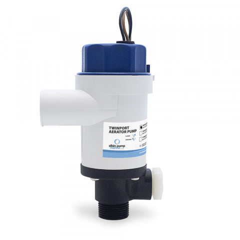 Albin Twinport Livewell and Baitwell Pump (MPN: 01-05-076)