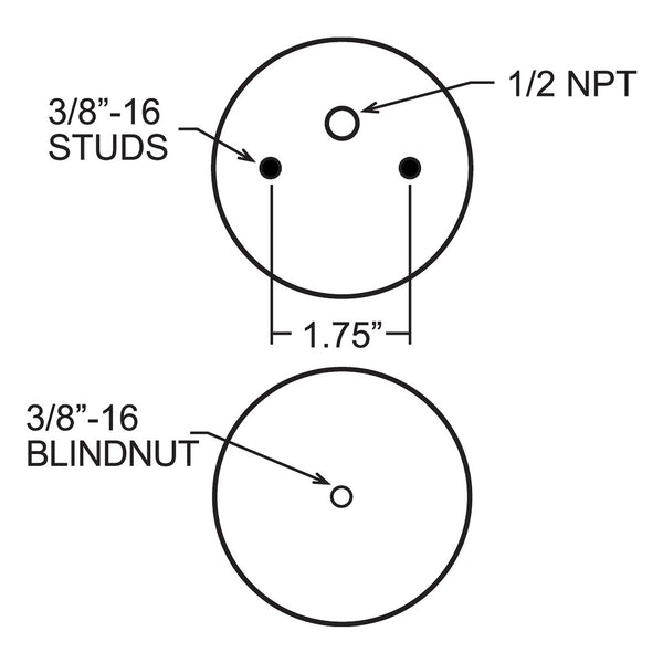 Firestone Air Helper Spring Double Bellows (MPN: 7882)