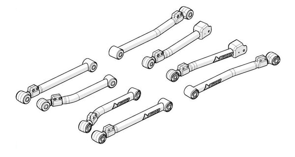 Teraflex Adjustable Tubular Control Arms (MPN: 1416510)
