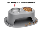 WeatherTech Double High Pet Feeding System (MPN: DHC6412LGLG)