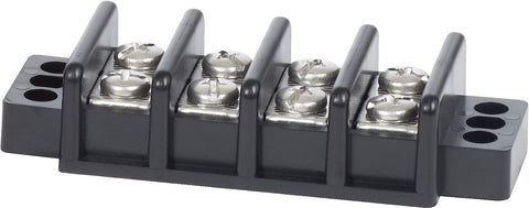 Wire terminal block for marine and specialized vehicle applications (MPN: 2504-BSS)