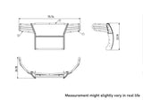 Black Horse Grille Guard Kit (MPN: 17GC15MA-PLR)