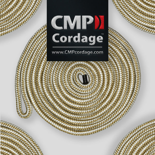 Boat Dock Line - Premium Double Braided Nylon Cordage (MPN: CDL1215WG)