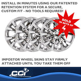Coast To Coast Impostor Wheel Skin 18 Inch (MPN: IMP467X)