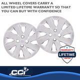 15 Inch 8 Spoke Wheel Cover Set (MPN: 54915S)