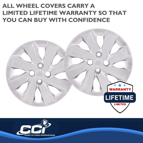 15 Inch 8 Spoke Wheel Cover Set (MPN: 54915S)