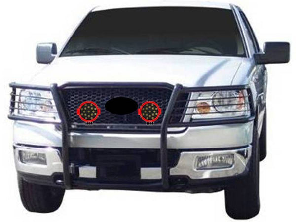 Black Horse Grille Guard Kit (MPN: 17FP28MA-PLR)