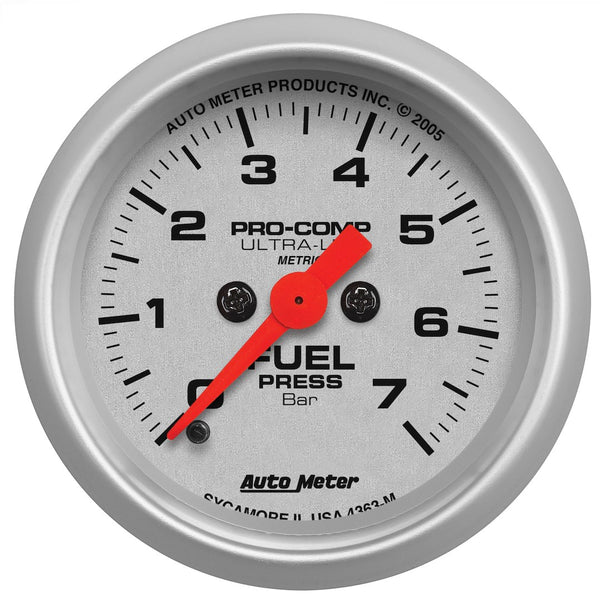 AutoMeter Ultra-Lite Fuel Pressure Gauge (MPN: 4363-M)