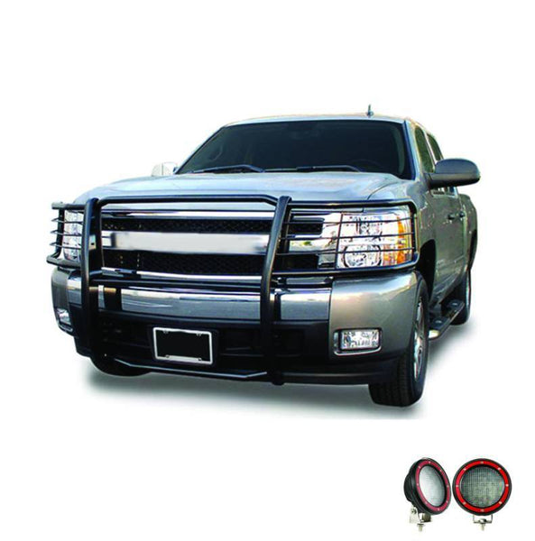 Black Horse Grille Guard Kit (MPN: 17GT28MA-PLFR)