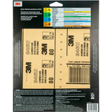 3M Sandpaper P80 Grit 9x11 Inch (MPN: 32115)