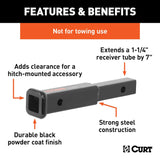 Curt Trailer Hitch Extension (MPN: 45789)