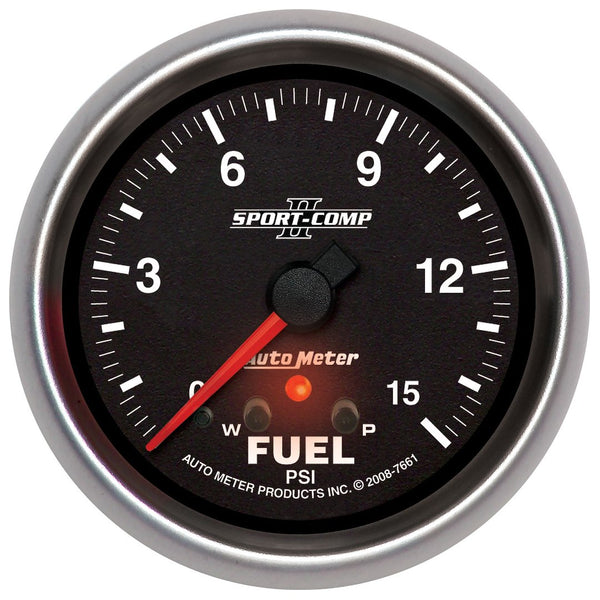 AutoMeter Sport-Comp II Fuel Pressure Gauge (MPN: 7661)