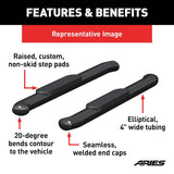 Aries 4 Inch Oval Nerf Bar (MPN: S224047)