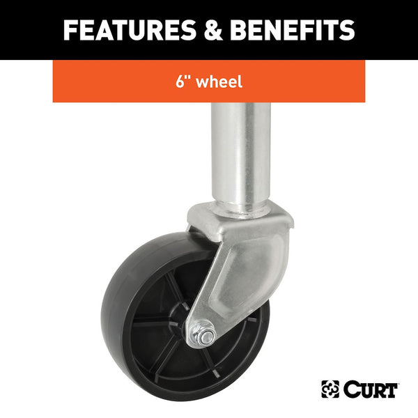 CURT Manual Sidewind Trailer Tongue Jack (MPN: 28113)