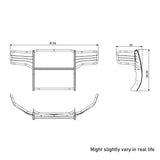 Black Horse Off Road Grille Guard (MPN: 17GS14MA)