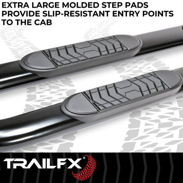 TrailFX 5 Inch Oval Bent Side Bars (MPN: A7091B)