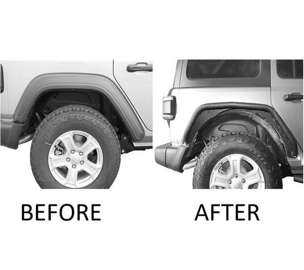 Black Horse Off Road Inner Fender Set (MPN: TFFJL4)