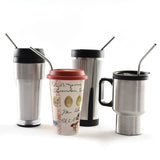 Norpro Stainless Steel Curved Beverage Straws (MPN: 436)