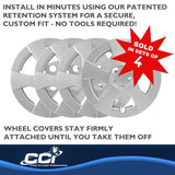 15 Inch Wheel Cover Set by Coast To Coast (MPN: IWC44815S)