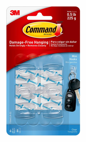 3M Command Clear Hooks (MPN: 17006CLR-ES)