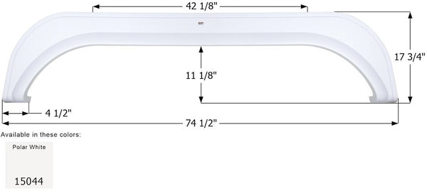 Icon Fender Skirt for Tandem Axle RVs (MPN: 15044)