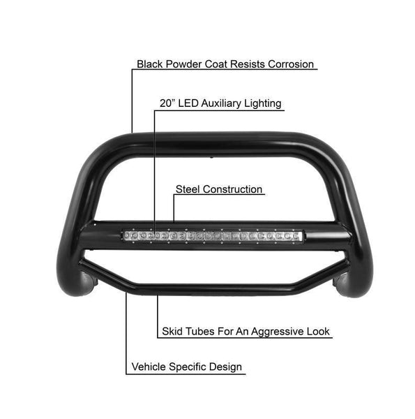 Black Horse Off Road Bull Bar (MPN: MAB-FOE2011B)