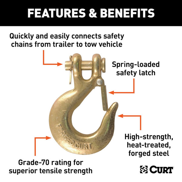 CURT Trailer Safety Chain Hook (MPN: 81940)