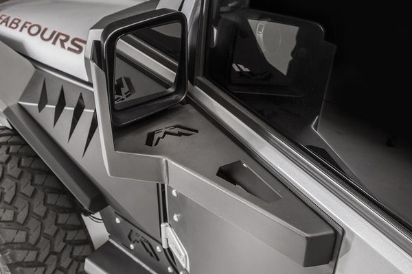 Fab Fours Exterior Mirror Cover Set (MPN: JK3001-B)
