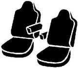 Fia Saddle Blanket Seat Covers (MPN: TRS47-11 BLACK)