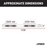 Aries 4 Inch Oval Nerf Bar (MPN: S225008)