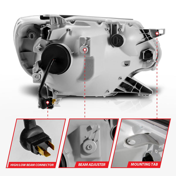 AnzoUSA Headlight Assembly With Projector Beam (MPN: 111556)