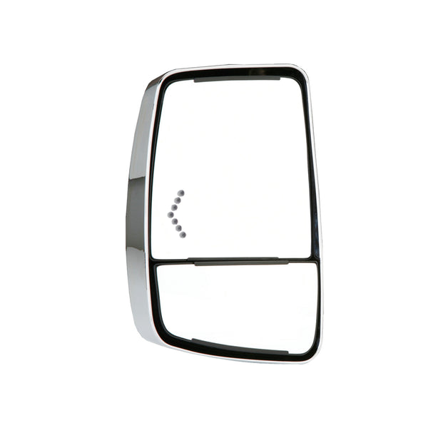 Velvac Exterior Mirror Left Side Chrome (MPN: 718463)