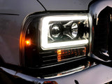 RECON Headlight Assembly With Halogen Bulbs (MPN: 264193BKC)